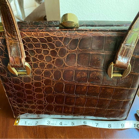 Vintage Bass Alligator Bag 60’s - Picture 5 of 9